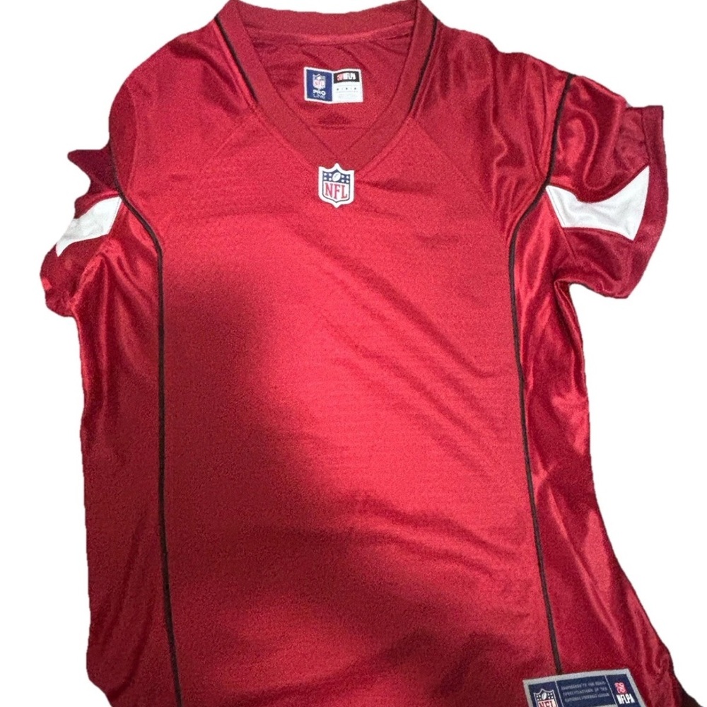 NFL Mens Cardinal Red and White Jersey